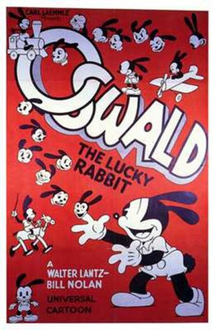 Oswald the Lucky Rabbit Movie Poster Print