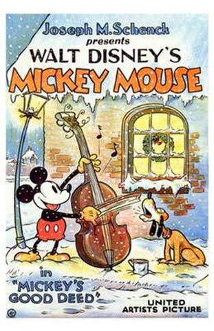Mickey's Good Deed Movie Poster Print