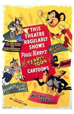 Heckle and Jeckle Movie Poster Print