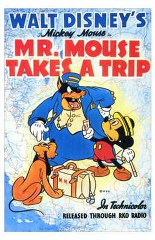 Mr Mouse Takes a Trip Movie Poster Print