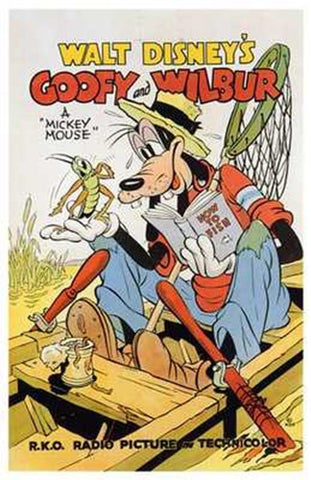 Goofy and Wilbur Movie Poster Print
