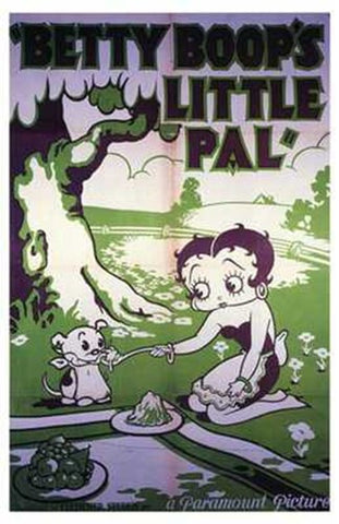 Betty Boop's Little Pal Movie Poster Print