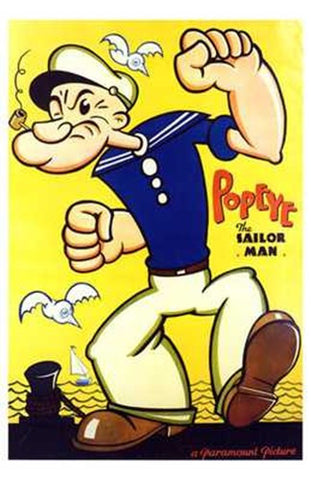Popeye the Sailor Man Movie Poster Print