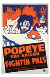 Fightin' Pals Movie Poster Print