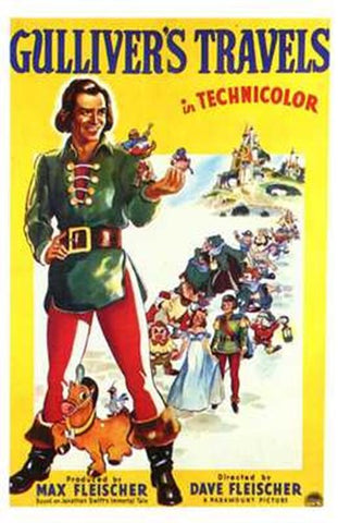 Gulliver's Travels Movie Poster Print