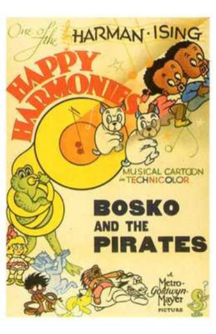 Bosko and the Pirates Movie Poster Print