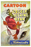Goggle Fishing Bear Movie Poster Print