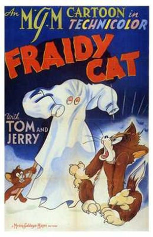 Fraidy Cat Movie Poster Print
