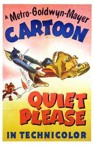 Quiet Please Movie Poster Print
