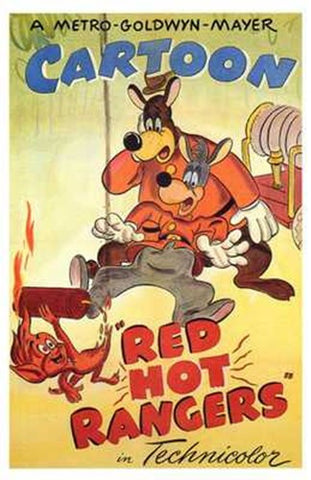 Red Hot Rangers Movie Poster Print