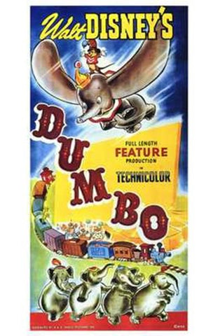 Dumbo Movie Poster Print