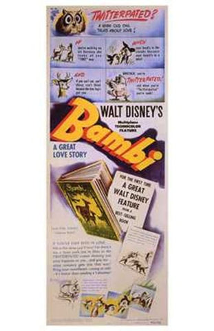Bambi Movie Poster Print