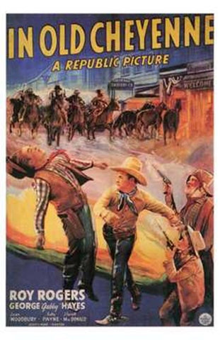 in Old Cheyenne Movie Poster Print