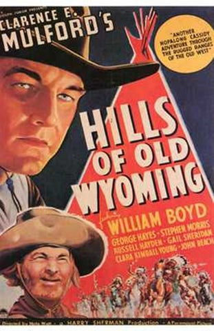 Hills of Old Wyoming Movie Poster Print