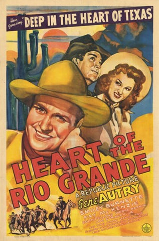 HeMovieof the Rio Grande Movie Poster Print