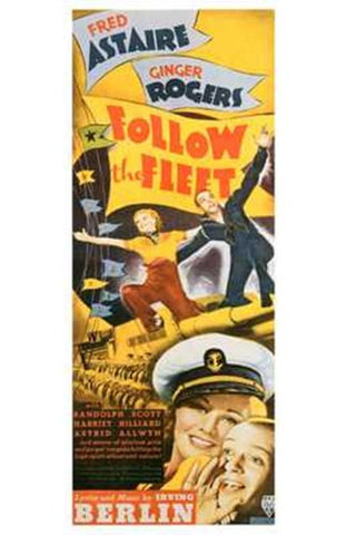 Follow the Fleet Movie Poster Print