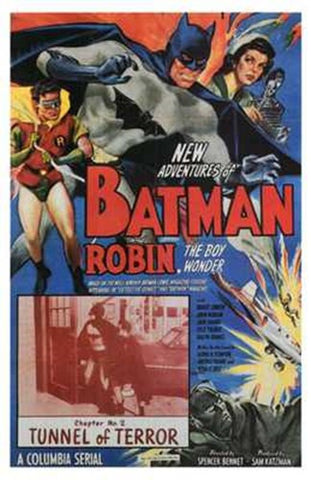 Batman and Robin Movie Poster Print