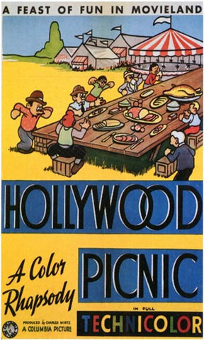 Hollywood Picnic Movie Poster Print