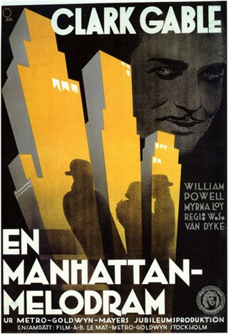 Manhattan Melodrama Movie Poster Print