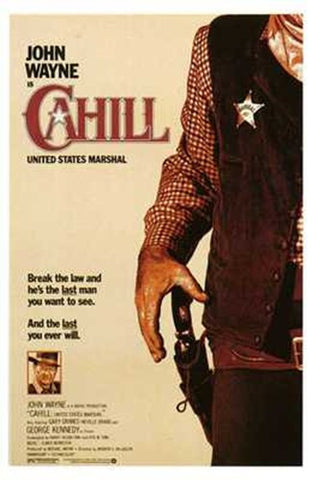 Cahill Us Marshal Movie Poster Print