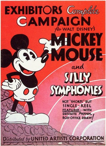 Mickey Mouse and Silly Symphonies Movie Poster Print