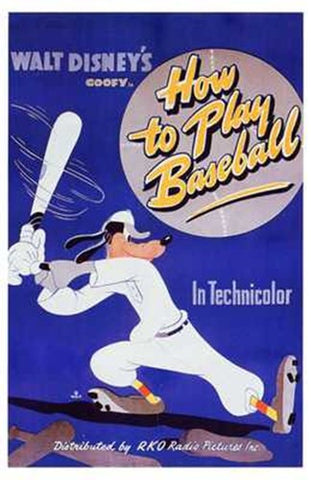 How to Play Baseball Movie Poster Print