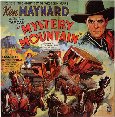 Mystery Mountain Movie Poster Print