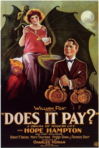 Does it Pay Movie Poster Print