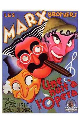 A Night At the Opera Movie Poster Print