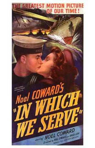 in Which We Serve Movie Poster Print