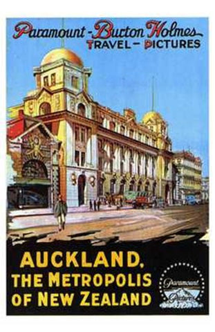 Auckland  the Metropolis of New Zealand Movie Poster Print