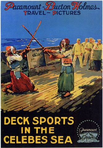 Deck Sports in the Celebes Sea Movie Poster Print
