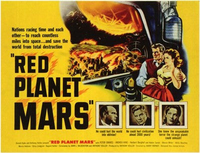 Red Planet Mars Movie Poster Print