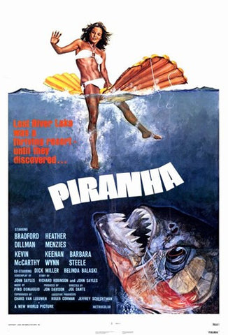Piranha Movie Poster Print