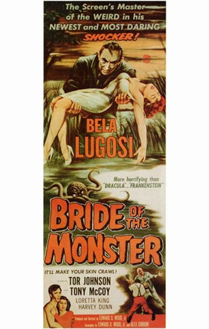 Bride of the Monster Movie Poster Print