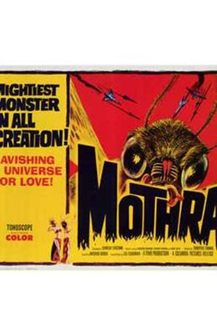Mothra Movie Poster Print