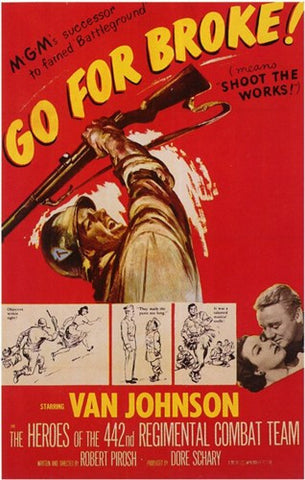 Go for Broke Movie Poster Print
