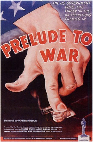 Prelude to War Movie Poster Print