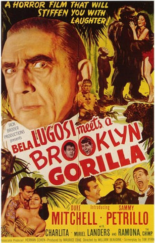 Bela Lugosi Meets a Brooklyn Gorilla Movie Poster Print