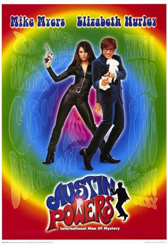Austin Powers: International Man of Myst Movie Poster Print
