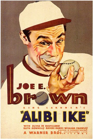 Alibi Ike Movie Poster Print