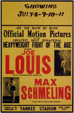 Joe Louis and Max Schmeling Movie Poster Print