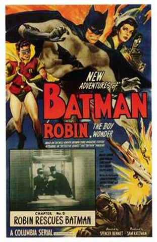 Batman and Robin Movie Poster Print