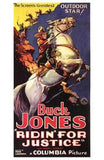 Ridin' for Justice Movie Poster Print