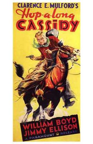 Hop-Along Cassidy Movie Poster Print