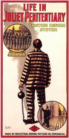 Life in Joliet Penitentiary Movie Poster Print