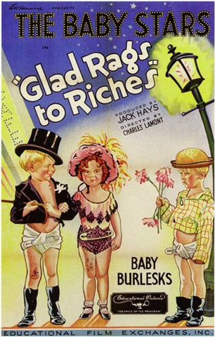 Glad Rags to Riches Movie Poster Print