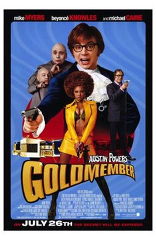 Austin Powers in Goldmember Movie Poster Print