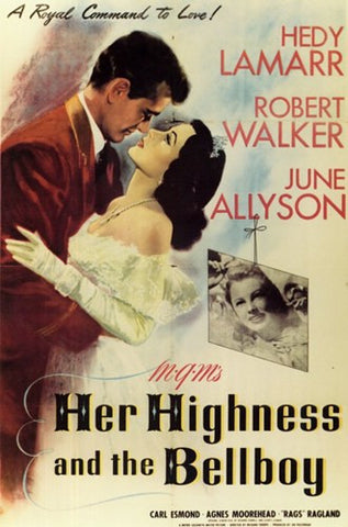 Her Highness and the Bellboy Movie Poster Print