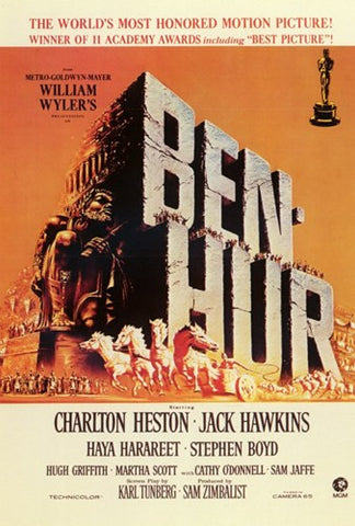 Ben Hur Movie Poster Print